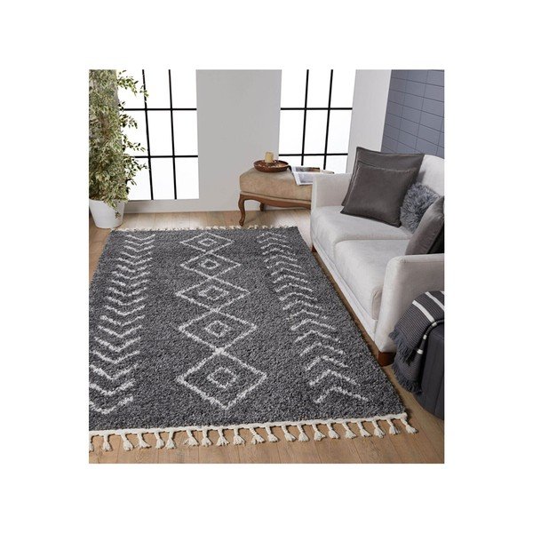 Sivi tepih 230x160 cm Shaggy - Mila Home-image-1