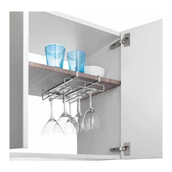 Viseći stalak za 8 čaša Metaltex Glass, dužina 20 cm-image-2