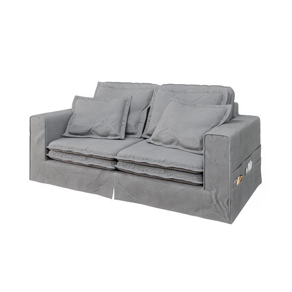 Svijetlo siva sofa 196 cm Nora – Ropez-image-2