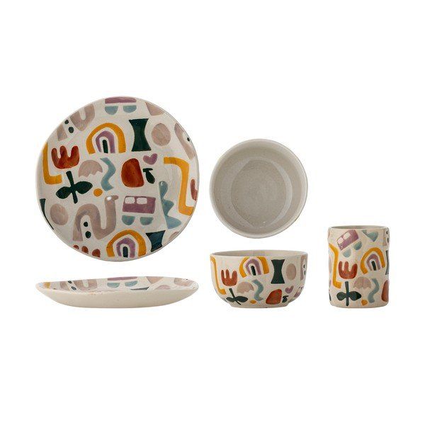 Dječji set posuđa 3 kom od kamenine Filur – Bloomingville Mini