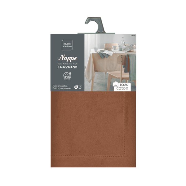 Pamučan perivi stolnjak 140x240 cm Charline – douceur d'intérieur