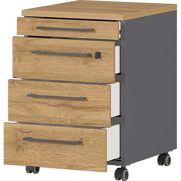 Antracit ormarić u dekoru hrasta 42x61 cm Agenda - Germania-image-1