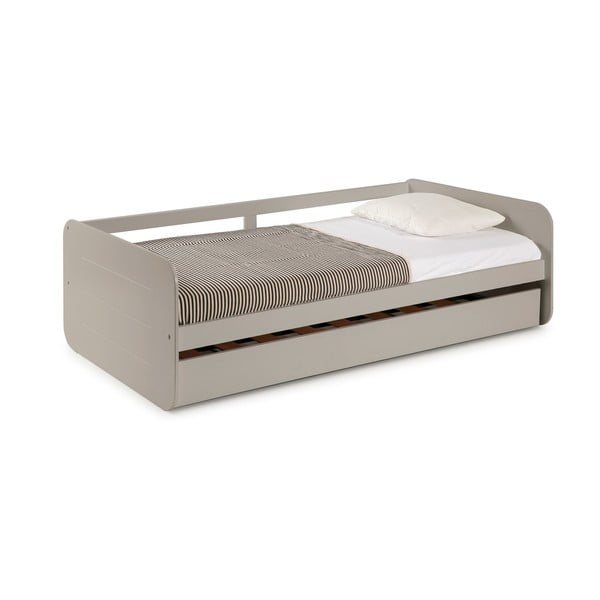 Sivi krevet s dodatnim krevetom na izvlačenje Marckeric Redona, 90 x 190 cm-image-3