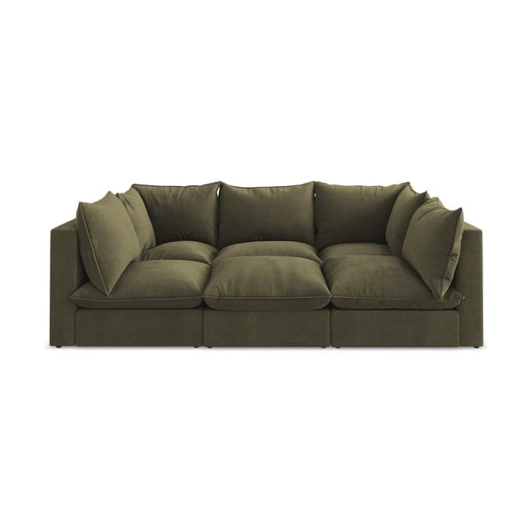 Kaki zelena sofa 255 cm Manao – Makamii