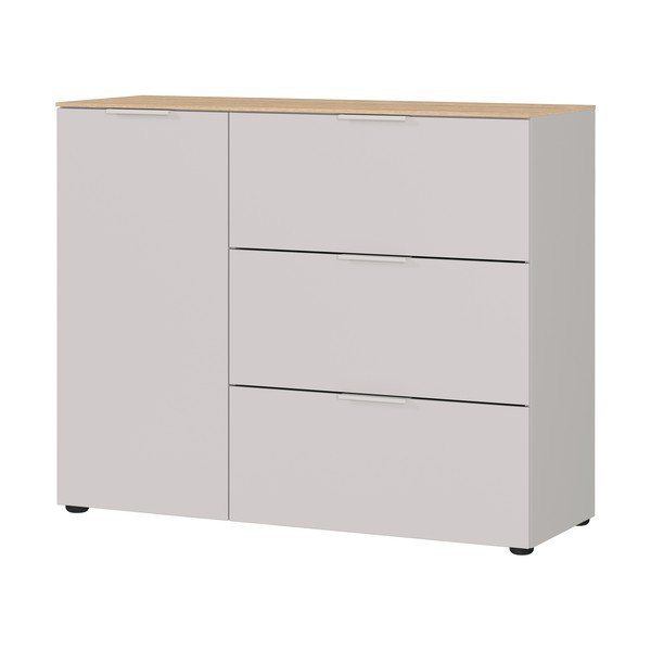 Krem ormarić u mat dekoru 109x98x40 cm Savoca – Germania-image-3