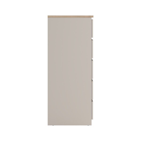 Krem komoda 77x121x50 cm Naia – Tvilum-image-4