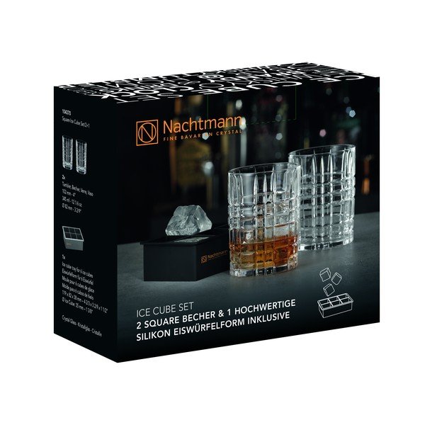 Čaše u setu 2 kom za viski 345 ml Square – Nachtmann-image-2