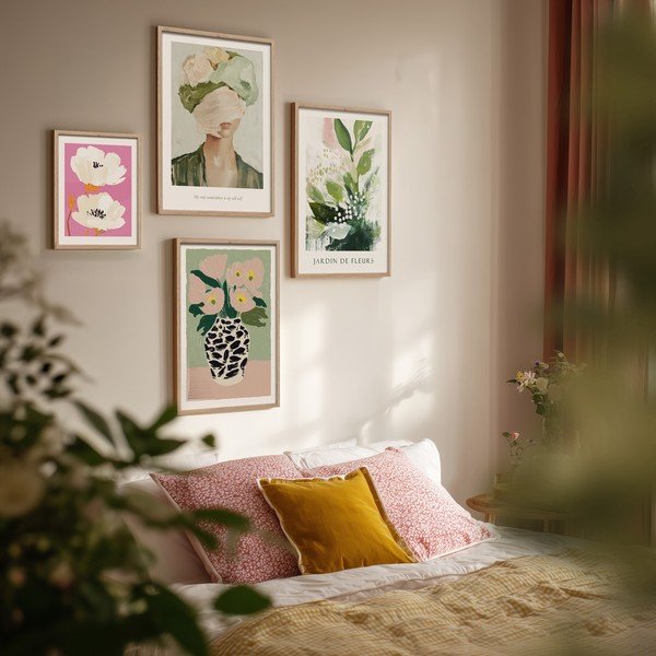 Tiskana slika s okvirom 30x40 cm Peony Bloom – Styler-image-2