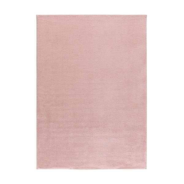 Ružičasti tepih od mikrovlakana 160x220 cm Coraline Liso – Universal