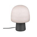 Crno-bijela stolna lampa sa staklenim sjenilom (visina 27 cm) Steen – Trio