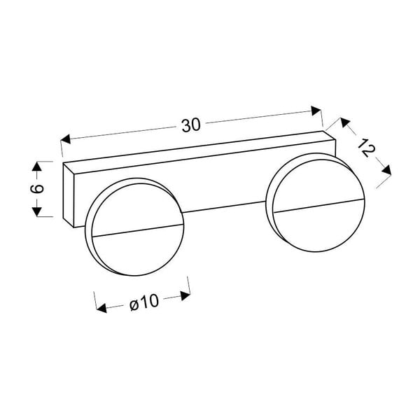Bijela LED zidna lampa Sing - Candellux Lighting-image-2