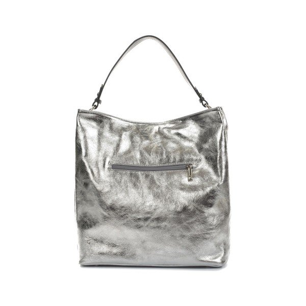 Kožna torbica u srebrnoj Mangotti Bags Studo-image-3