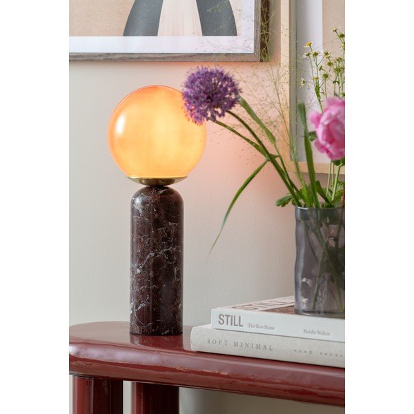 Bordo mramorna stolna lampa (visina 38 cm) Lazio Sphere – Leitmotiv-image-1