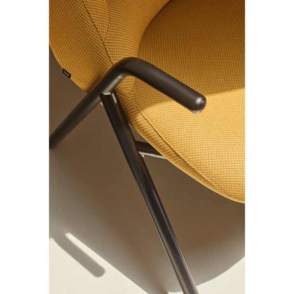 Senf žuta fotelja Teulat Dins, visina 90 cm-image-1