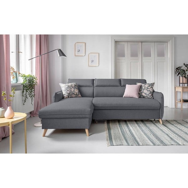 Tamno siva sklopiva kutna garnitura (s lijevim kutom) Sweet Harmony – Miuform-image-3