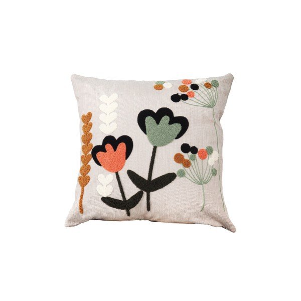 Lanena ukrasna jastučnica 43x43 cm Lale – Mioli Decor