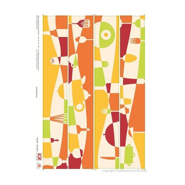 Naljepnica AmbianceKitchenware, 264 cm-image-2