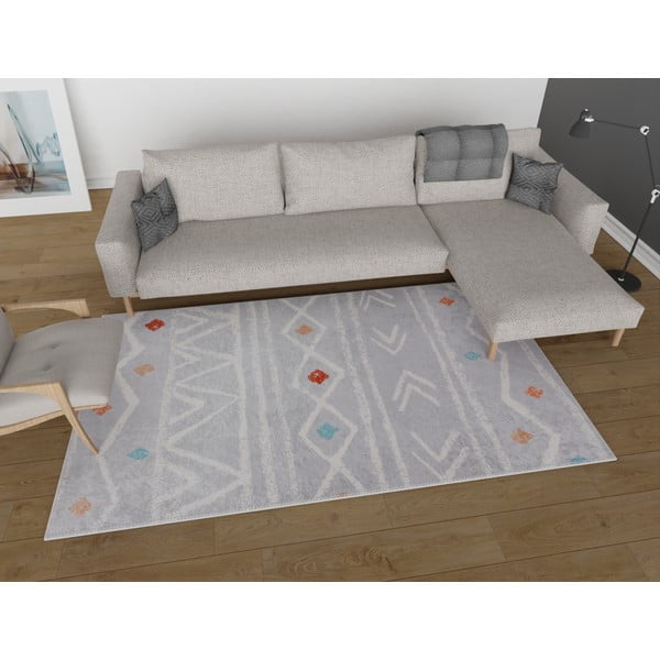 Svijetlo siva periva staza 80x200 cm – Vitaus-image-1