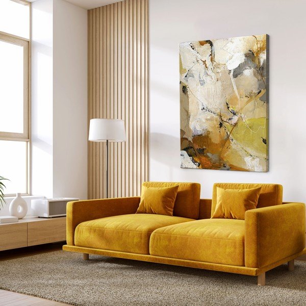 Tiskana/s ručno oslikanim elementima slika na platnu 90x118 cm Everlast – Malerifabrikken-image-1