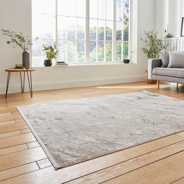 Krem tepih viskozan 160x230 cm Bellagio – Think Rugs-image-2