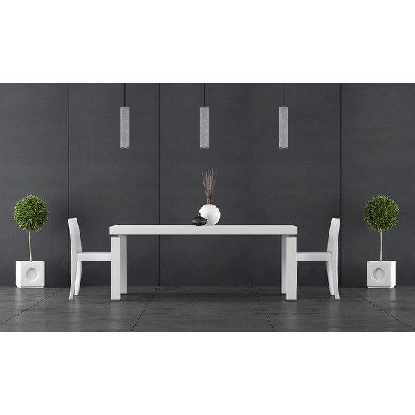 Siva viseća svjetiljka betonska Fadre – Sollux-image-1