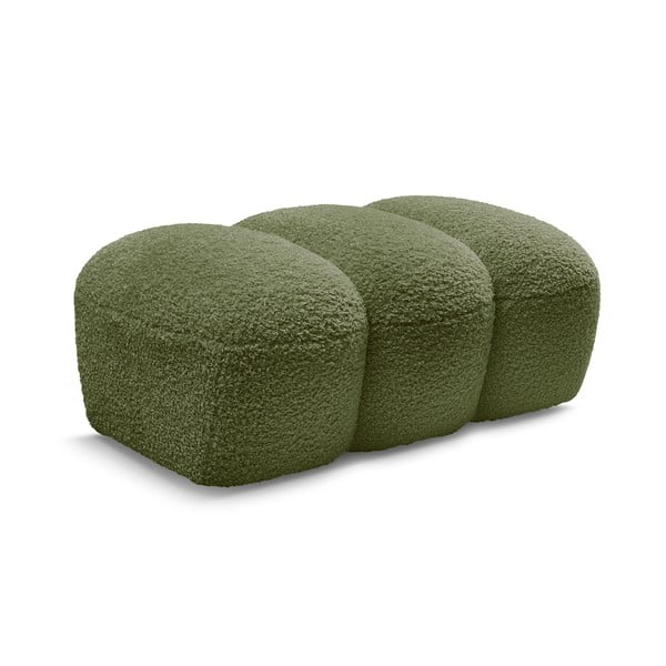 Zeleni tabure od bouclé tkanine Hippolyte – Bobochic Paris-image-3