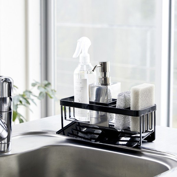 Crni metalni držač za deterdžente Tower – YAMAZAKI-image-2