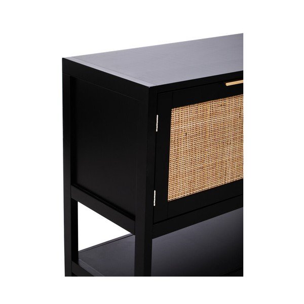 Crna komoda 85x73x38 cm Sherman – Premier Housewares-image-3
