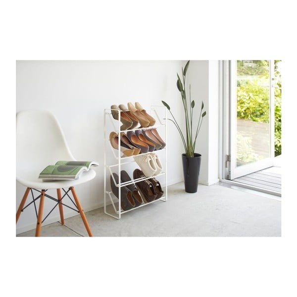 Bijeli metalni stalak za cipele Frame – YAMAZAKI-image-1