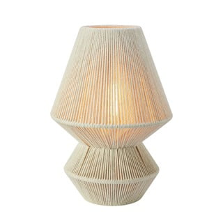 Stolna lampa u prirodnoj boji s tekstilnim sjenilom (visina 34 cm) Razzo – Markslöjd
