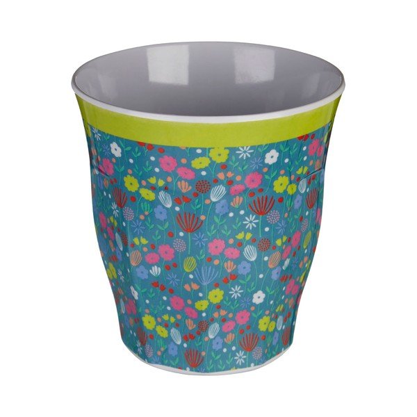 Plava šalica s cvjetnim motivom Premier Housewares Casey, 300 ml-image-1