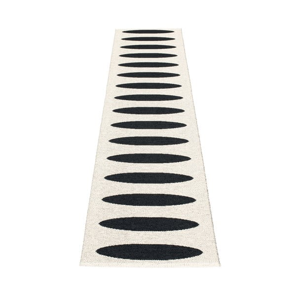 Crna unutarnja i vanjska staza 70x300 cm Ella Black – Pappelina-image-2