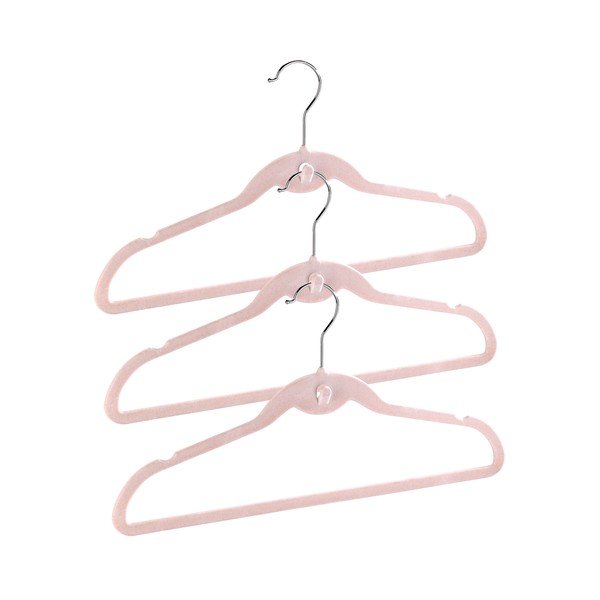 Plastične vješalice u setu od 7 kom Flocked - Wenko-image-3
