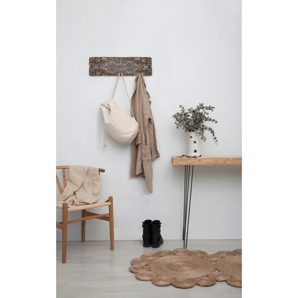 Zidna vješalica od borovine Tierra Bella Mandala, 50 x 20 cm-image-1