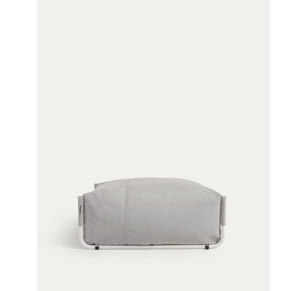 Sivi vrtni tabure Square – Kave Home-image-2