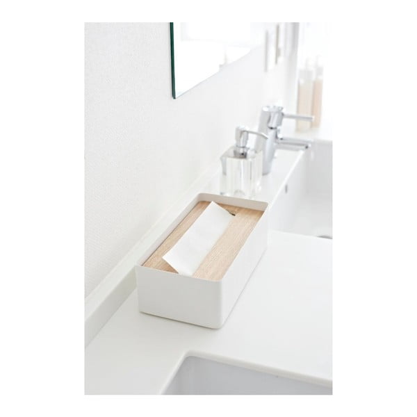 Bijela kutija za papirne maramice YAMAZAKI Tsu-image-1