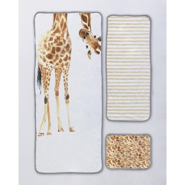 Set od 3 ručnika Madre Selva Funky Giraffe-image-1