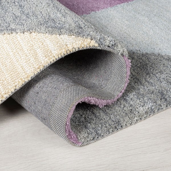 Sivo-ljubičasti tepih Flair Rugs Icon, 120 x 170 cm-image-1