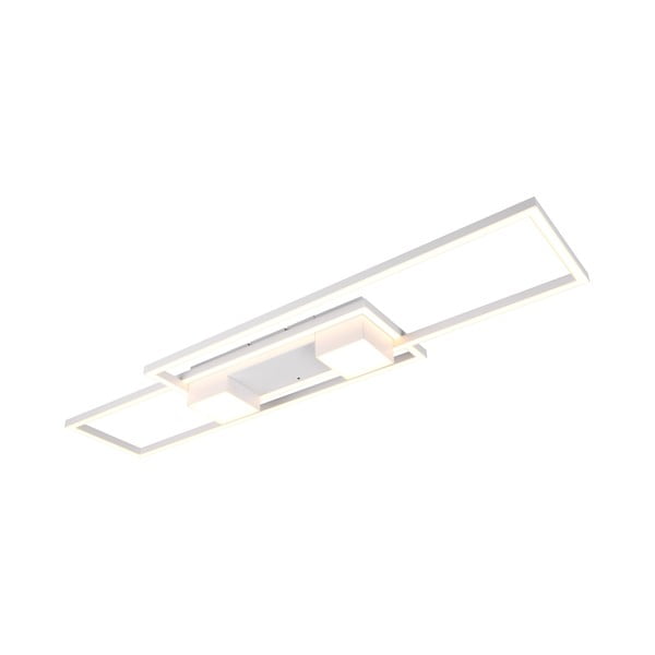 Bijela LED stropna svjetiljka s daljinskim upravljačem/s mogućnosti zatamnjivanja 28x100 cm Albany – Trio-image-2