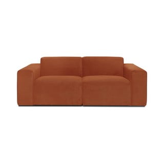 Narančasta baršunasta modularna sofa Scandic Sting