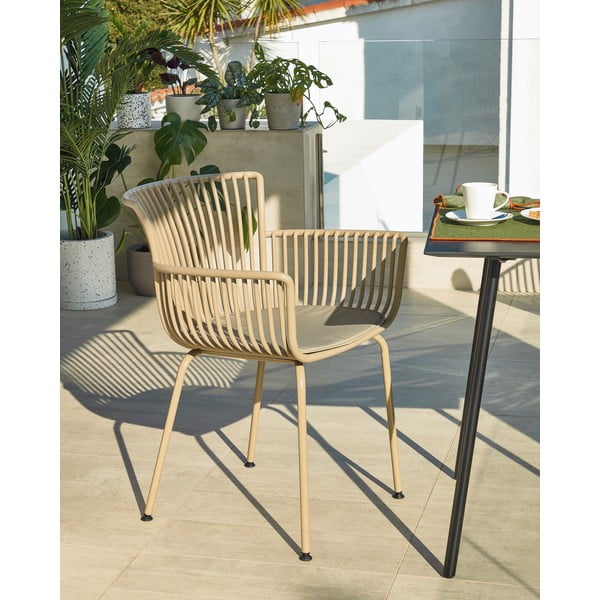 Bež vrtna stolica Kave Home Surpika-image-1