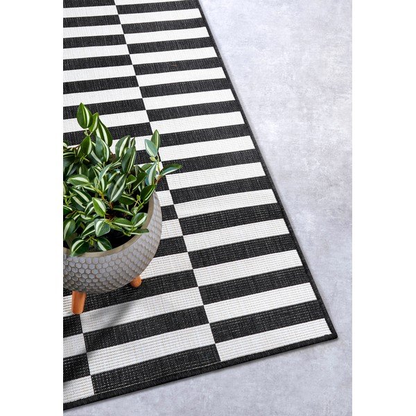 Crno-bijela staza 80x200 cm Viela – Hanse Home-image-3