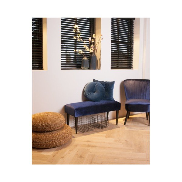 Plavi pamučni jastuk PT LIVING, ⌀ 45 cm-image-1