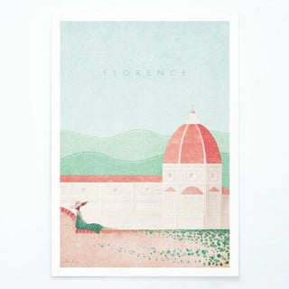Poster Travelposter Florence, 30 x 40 cm