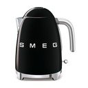 Crno kuhalo za vodu od nehrđajućeg čelika 1,7 l Retro Style – SMEG