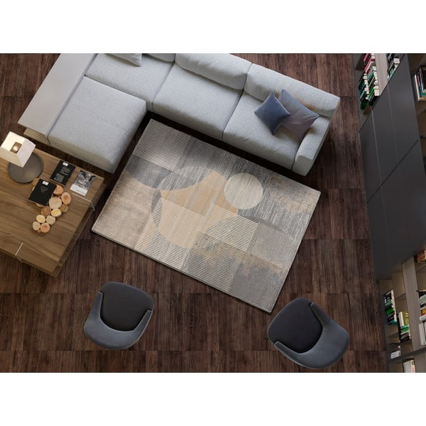 Sivo-bež tepih 133x190 cm Edel - Universal-image-1