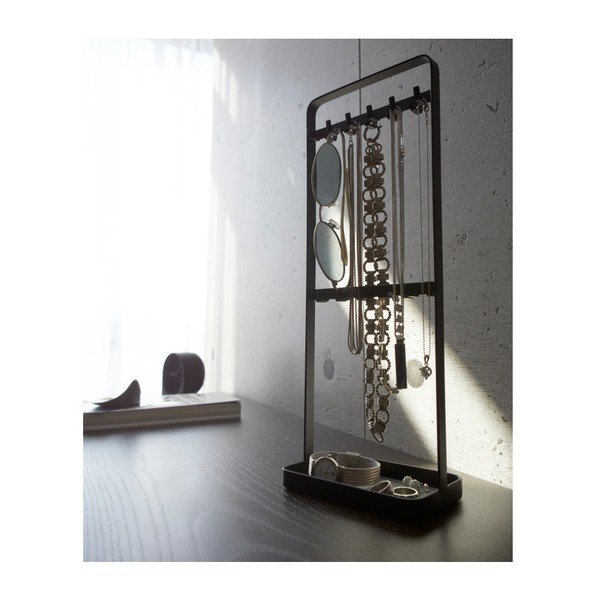 Crni stalak za nakit YAMAZAKI Tower-image-2