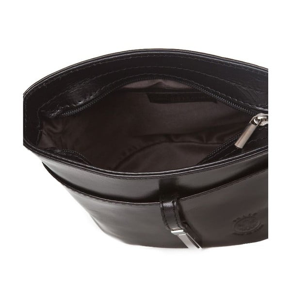 Crna kožna torba Markese Severina-image-3