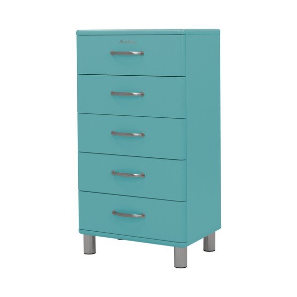 Tirkizna visoka komoda 60x111 cm Malibu - Tenzo-image-3