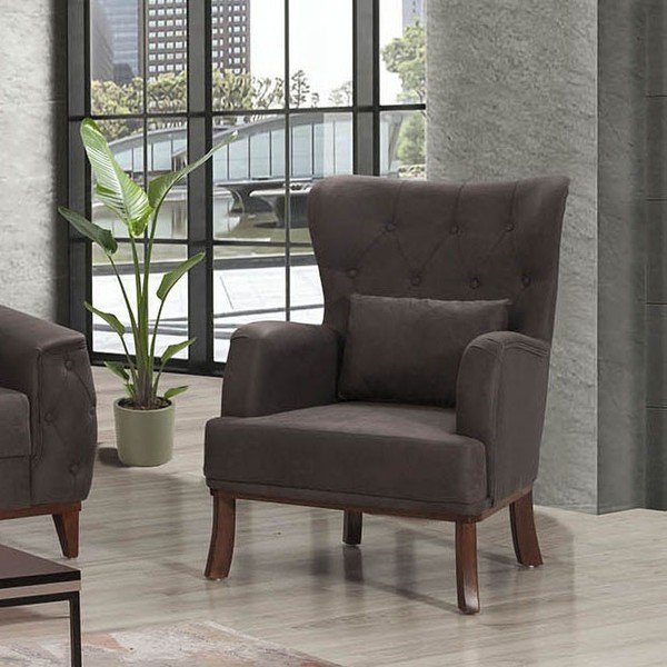 Antracitno siva fotelja Mart – Balcab Home-image-1